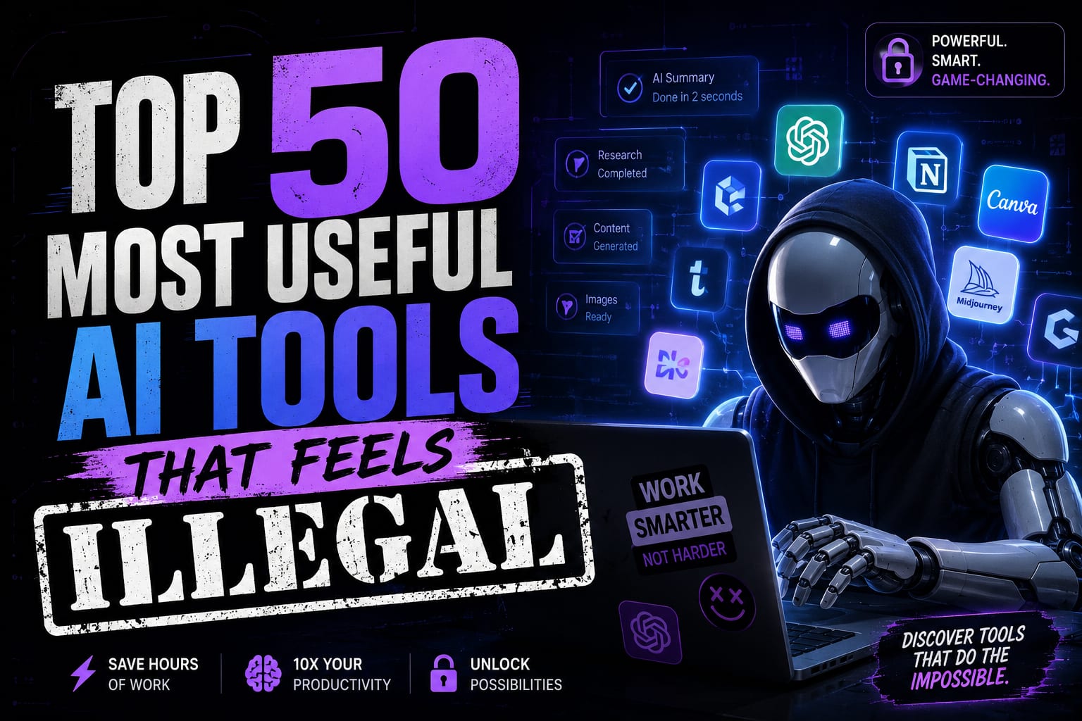 50 Best AI Tools for 2026