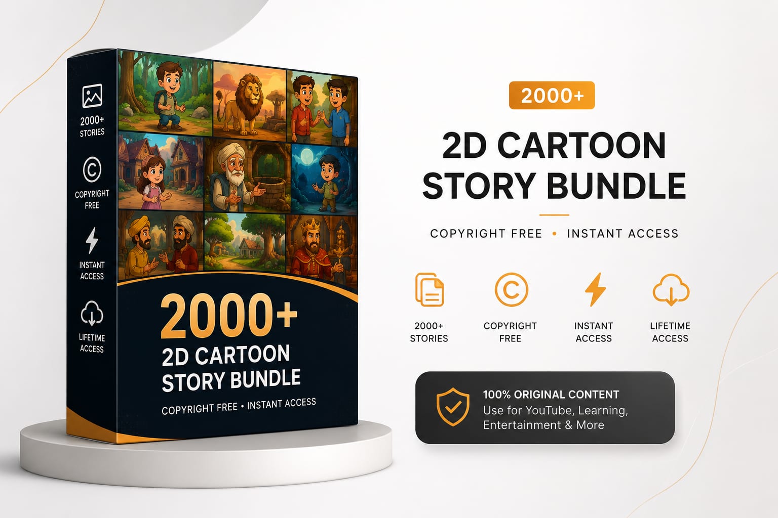 2000+ 2D Animated Stories Bundle
